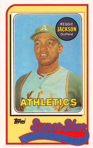Reggie Jackson #9 Baseball Cards 1989 Topps Ljn Baseball Talk