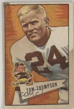 Tommy Thompson #26 Football Cards 1952 Bowman Large
