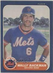 Wally Backman #75 Baseball Cards 1986 Fleer Prices