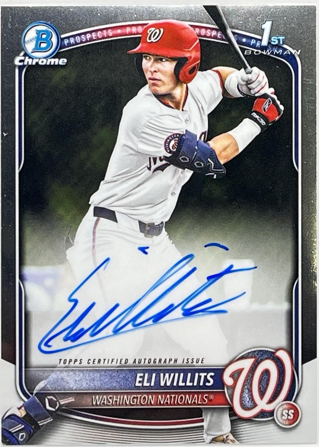 Eli Willits #CPA-EW Prices | 2025 Bowman Draft Chrome Prospect 