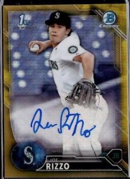Joe Rizzo [Gold Refractor] #CDA-JR