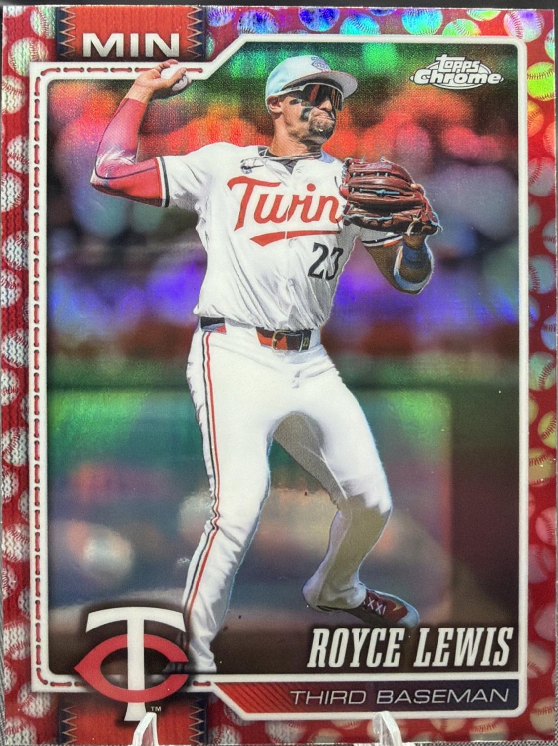 Royce Lewis [Red Refractor] (2026 Topps Chrome)