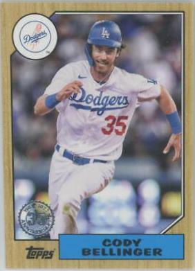 Cody Bellinger #T87-14 Baseball Cards 2022 Topps 1987