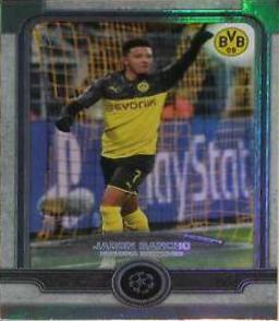 Jadon Sancho #70 Soccer Cards 2019 Topps Museum Collection UEFA Champions League