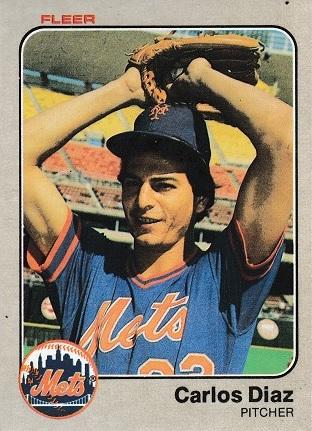 Carlos Diaz #540 Baseball Cards 1983 Fleer