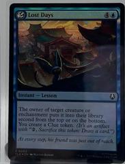Lost Days [Foil] #62