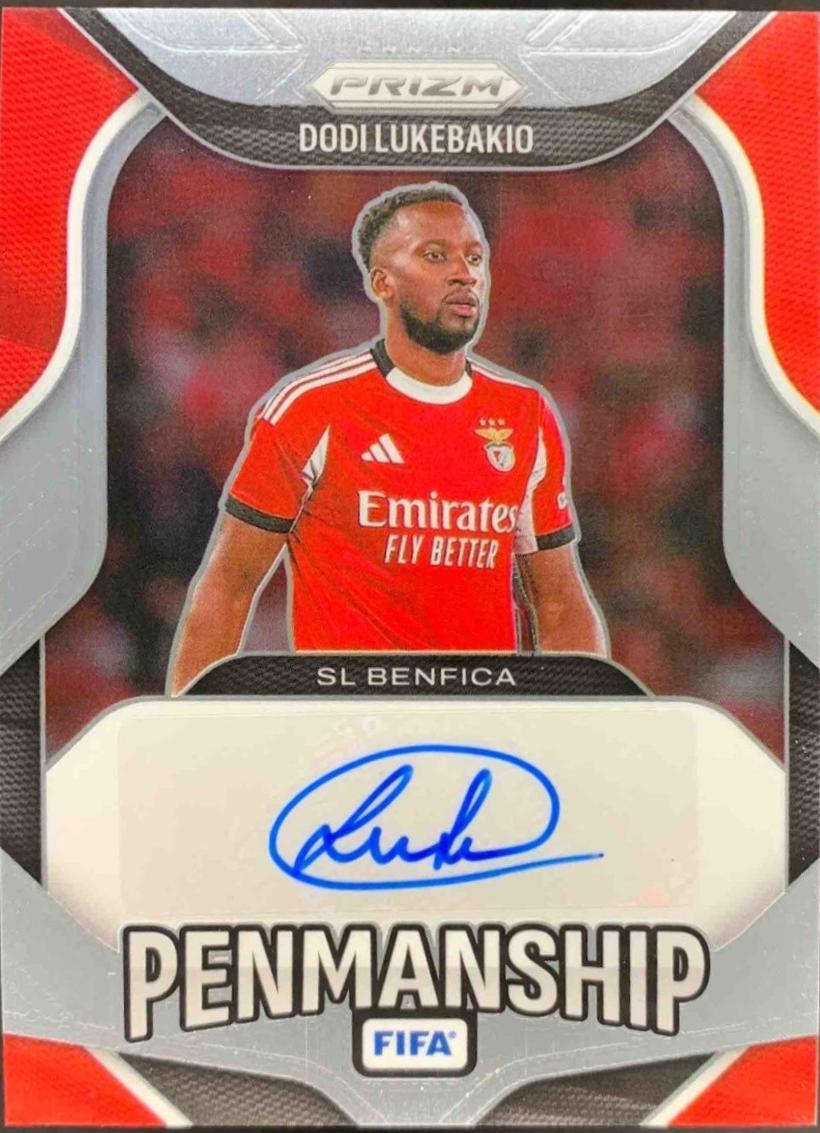 Dodi Lukebakio #48 2025 Panini Prizm FIFA Penmanship