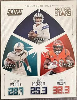 Jaylen Waddle, Dak Prescott, Joe Mixon