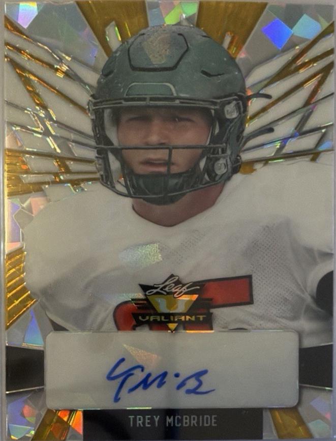 Trey McBride #PA-TMB 2022 Leaf Valiant Autographs Portrait Football