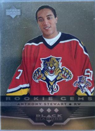 Anthony Stewart #244 Hockey Cards 2005 Upper Deck Black Diamond