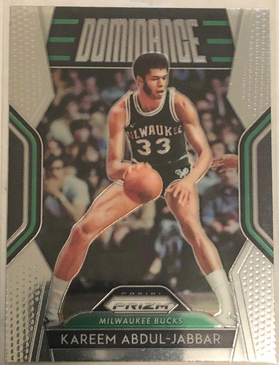 Kareem Abdul Jabbar #7 Basketball Cards 2018 Panini Prizm Dominance