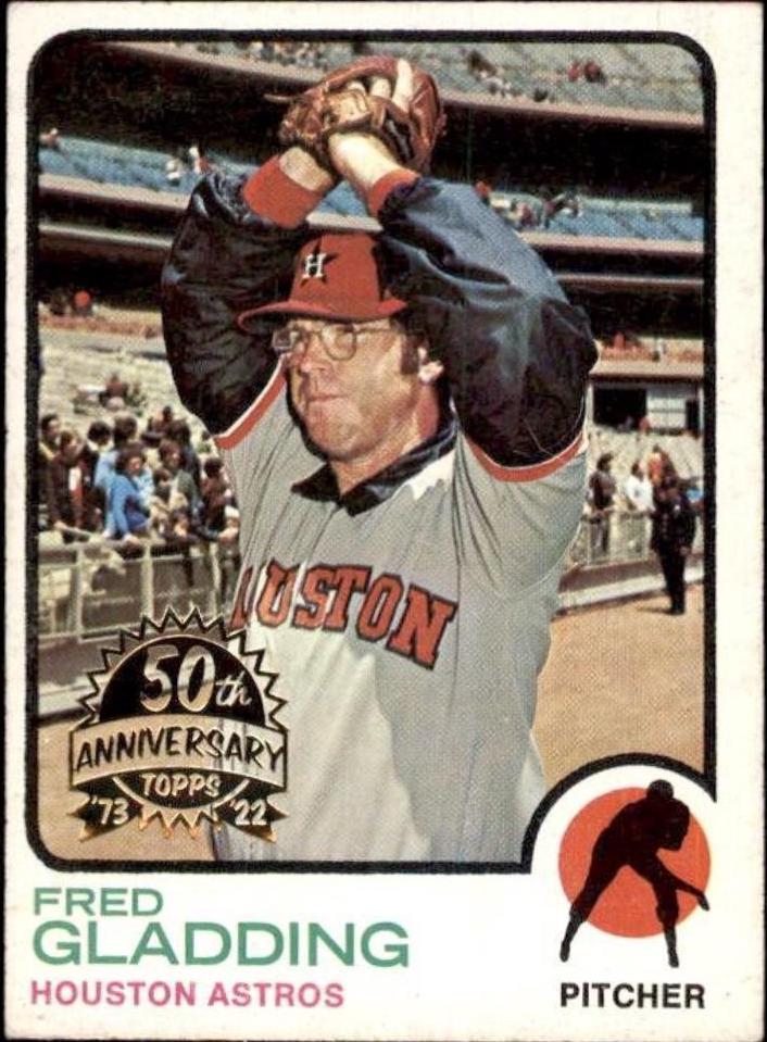 Fred Gladding #17 Baseball Cards 2022 Topps Heritage 50th Anniversary Buyback