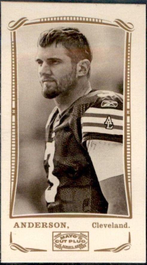 Derek Anderson #68 Football Cards 2009 Topps Mayo