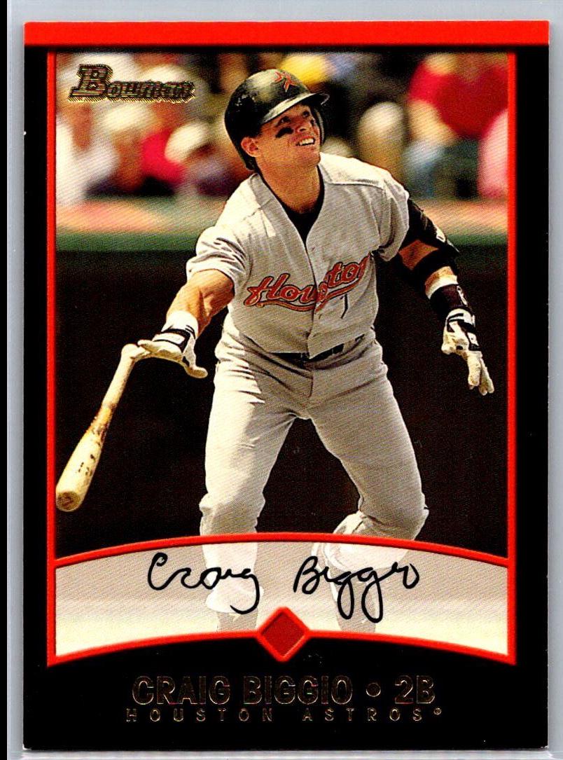 Craig Biggio #10 Baseball Cards 2001 Bowman