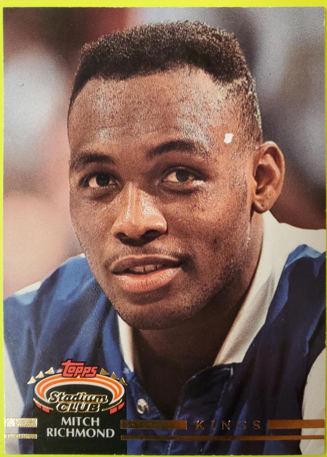 Mitch Richmond #253 Basketball Cards 1993 Stadium Club