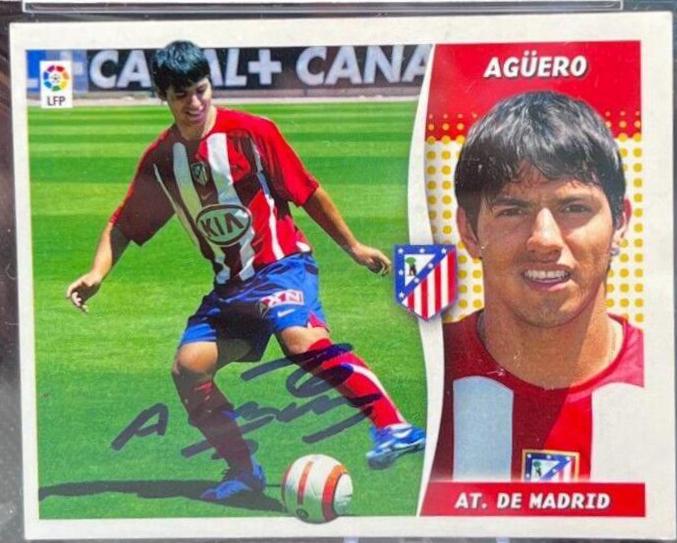 Sergio Aguero Soccer Cards 2006 Panini Stickers Colecciones Este