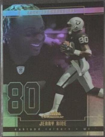Jerry Rice #19 Football Cards 2004 Fleer Showcase