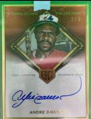 Andre Dawson [Ruby] #HAFA-ADW Baseball Cards 2023 Topps Gilded Collection Gold Framed Hall of Famers Autographs Prices