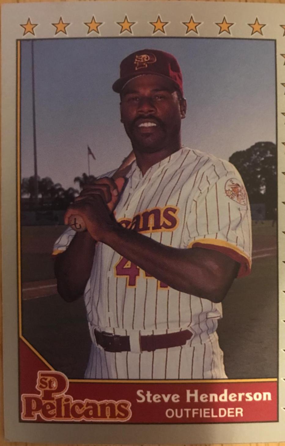 Steve Henderson #5 Baseball Cards 1990 Pacific Senior League