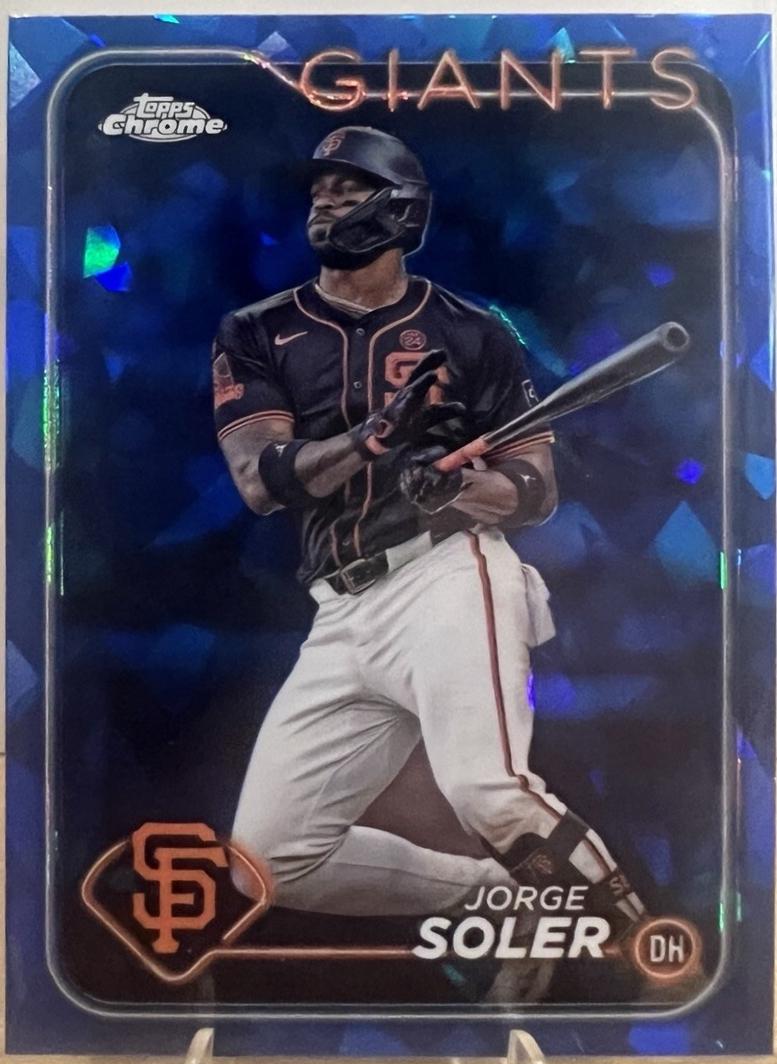 Jorge Soler #USCS64 2024 Topps Chrome Sapphire Update Baseball