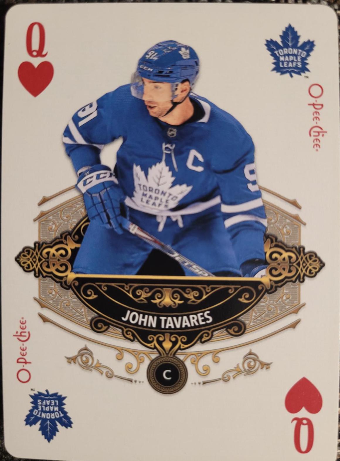 John Tavares #Q Hockey Cards 2020 O Pee Chee Playing Cards