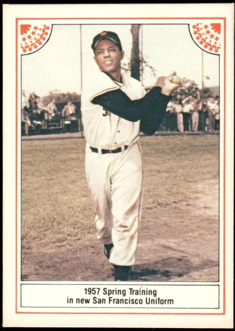 Willie Mays #7 1983 Asa The Willie Mays Story Baseball