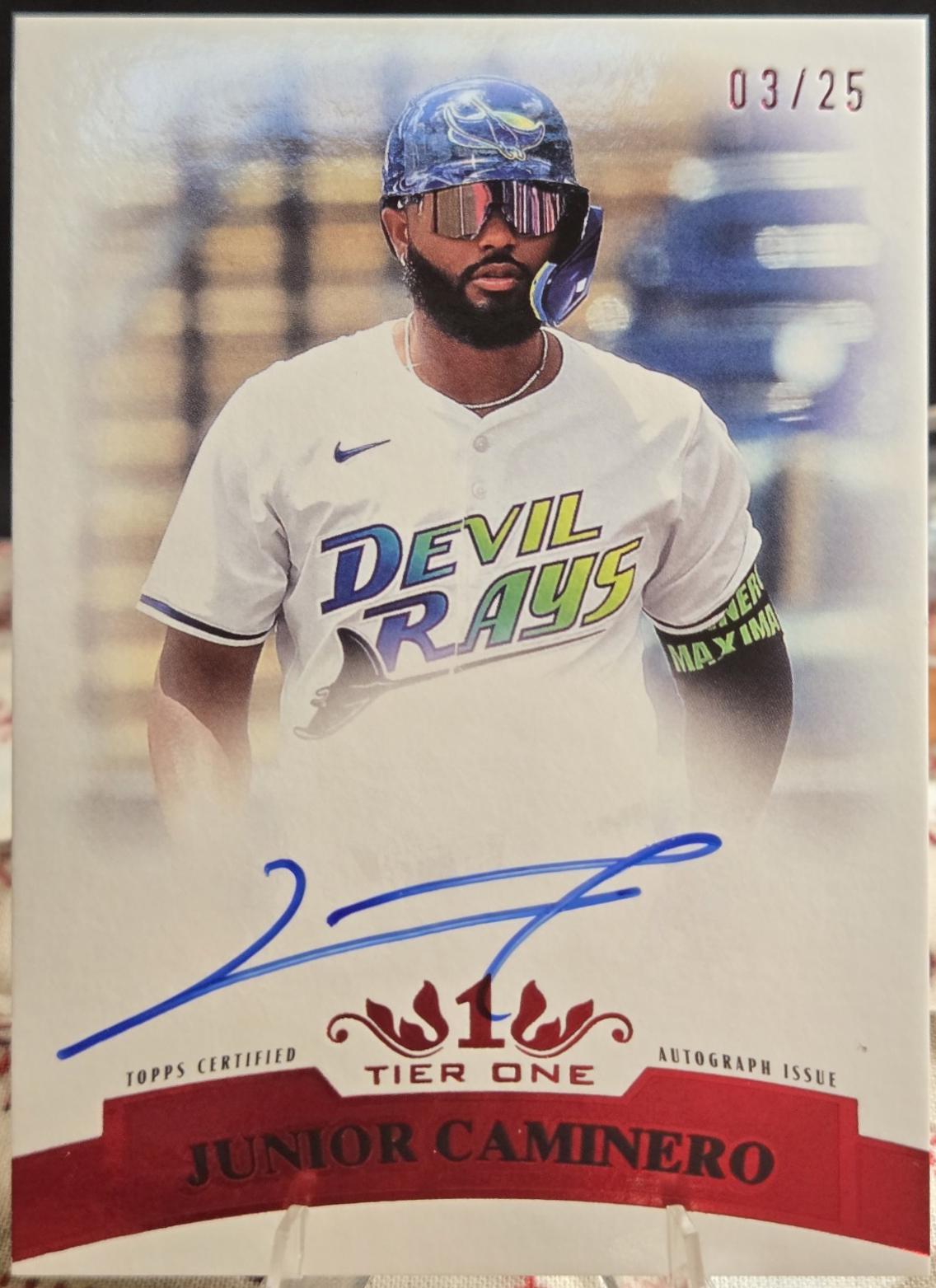 Junior Caminero #R11A-JCA Prices | 2026 Topps Tier One Retro