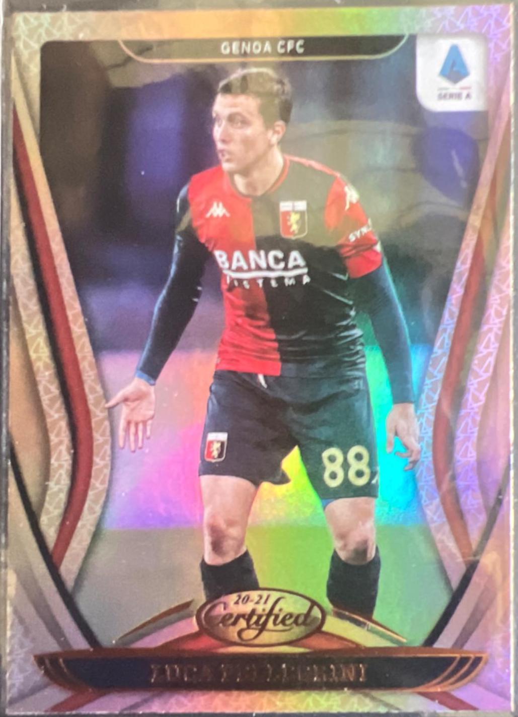 Luca Pellegrini #14 Soccer Cards 2020 Panini Chronicles Certified Serie A