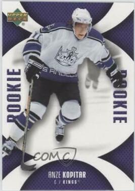 anze kopitar #109 Hockey Cards 2006 Upper Deck Mini Jersey Collection