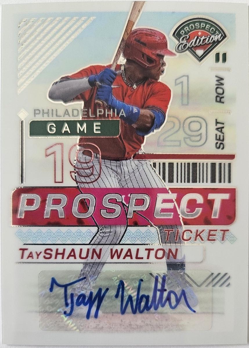 TayShaun Walton [Silver Holo Ticket Signature] #51
