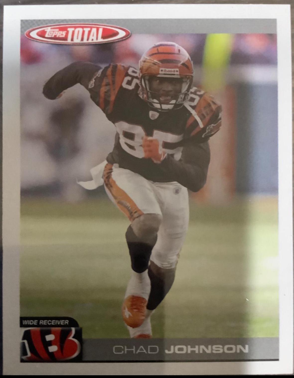 Chad Johnson #TTC7 Football Cards 2004 Topps Total Team Checklists