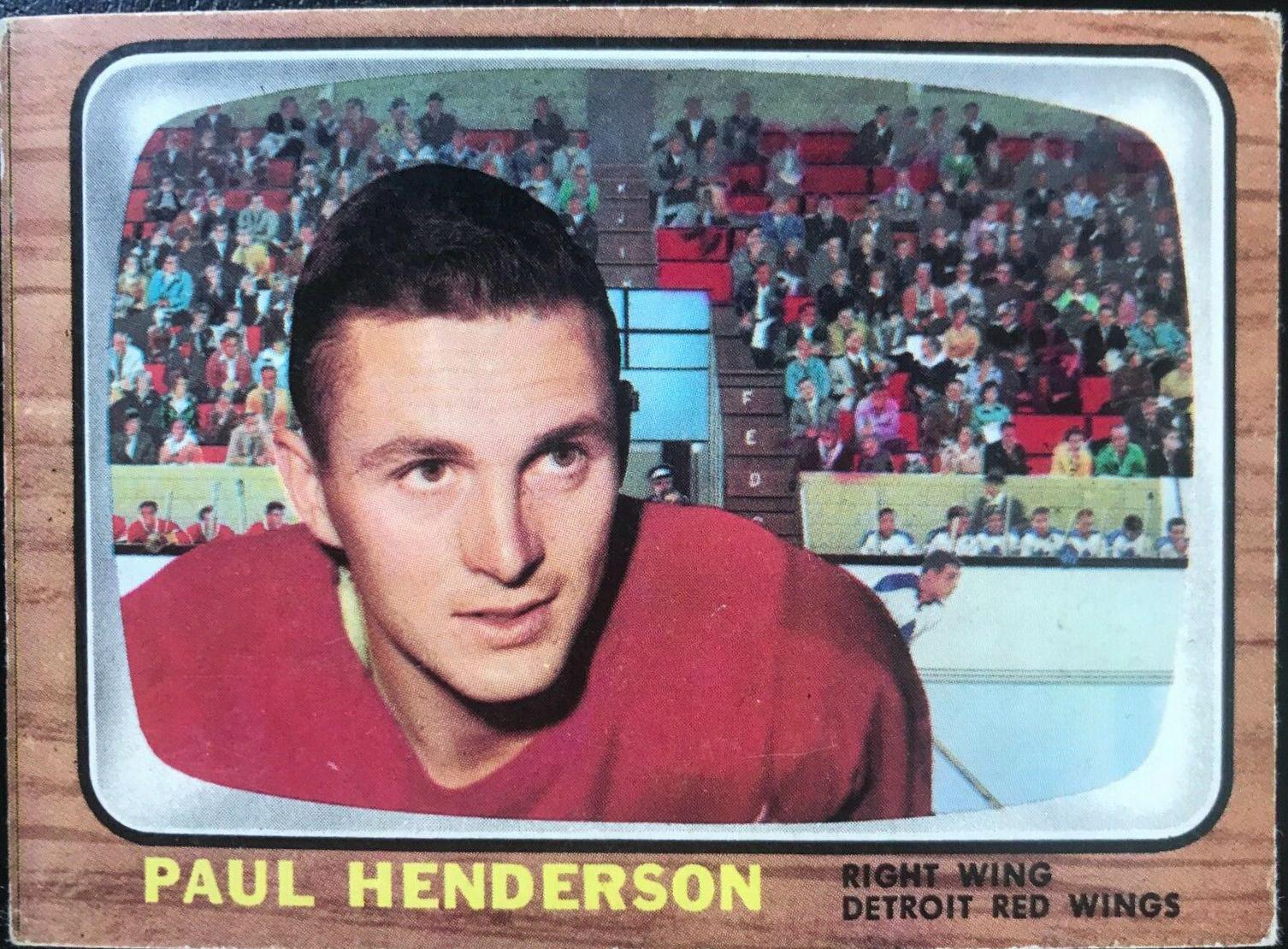 Paul Henderson #46 Hockey Cards 1966 Topps