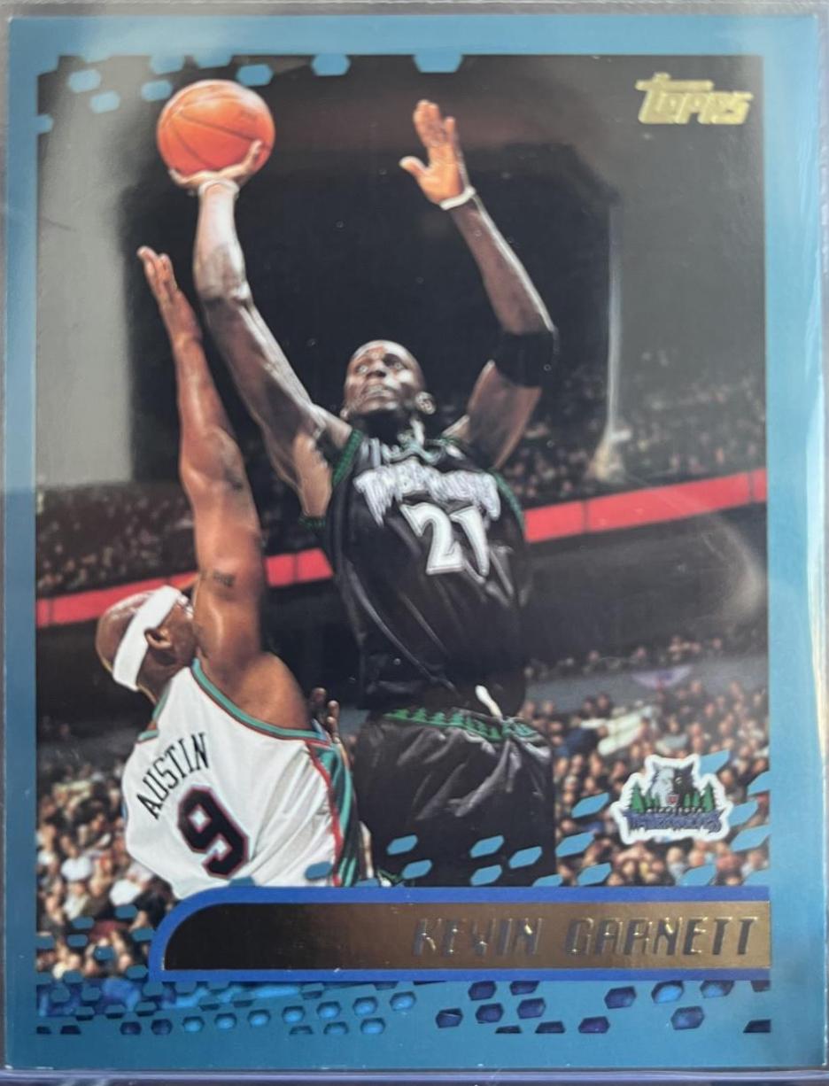 Kevin Garnett #21 #21 Basketball Cards 2001 Topps Chrome
