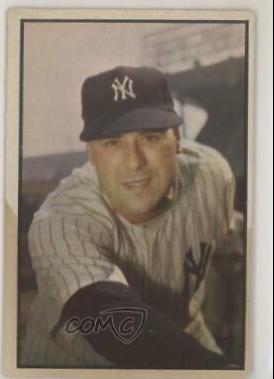 Vic Raschi #27 Baseball Cards 1953 Bowman Color