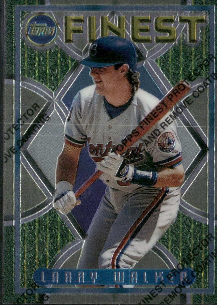 Larry Walker #215 1995 Finest Baseball