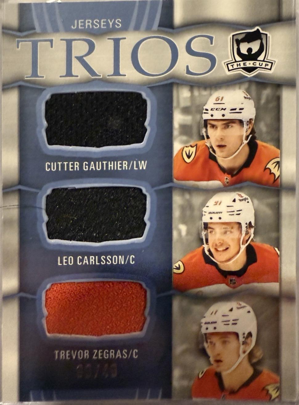 Cutter Gauthier / Leo Carlsson / Trevor Zegras #C3-GCZ