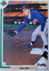 Mike Bell #644 Baseball Cards 1991 Upper Deck Prices