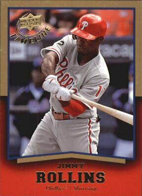 Jimmy Rollins #12 Baseball Cards 2008 Upper Deck Timeline