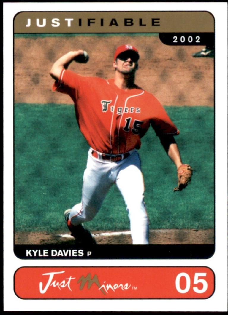 Kyle Davies #5 Baseball Cards 2002 Justifiable