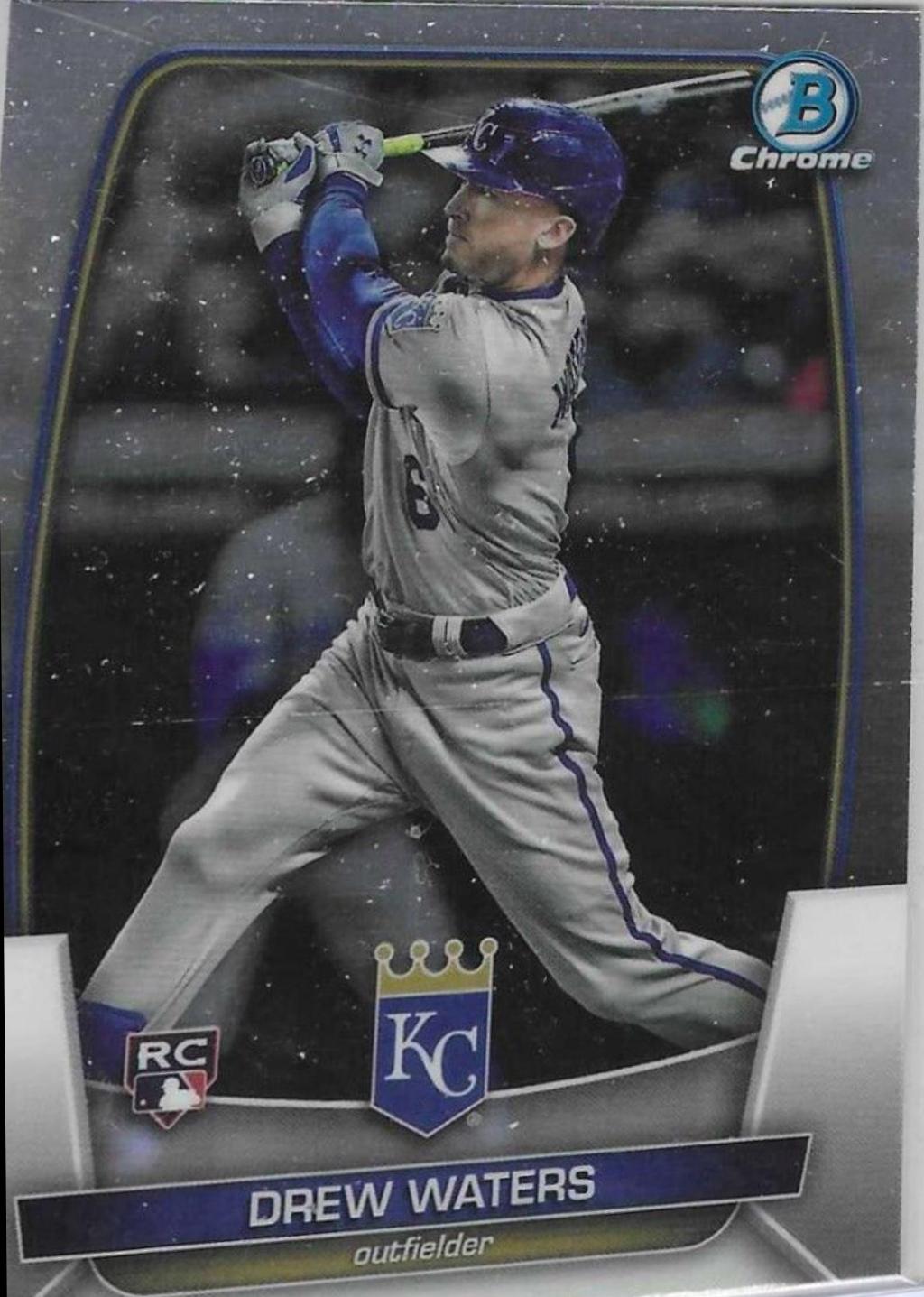 Drew Waters #14 Baseball Cards 2023 Bowman Chrome