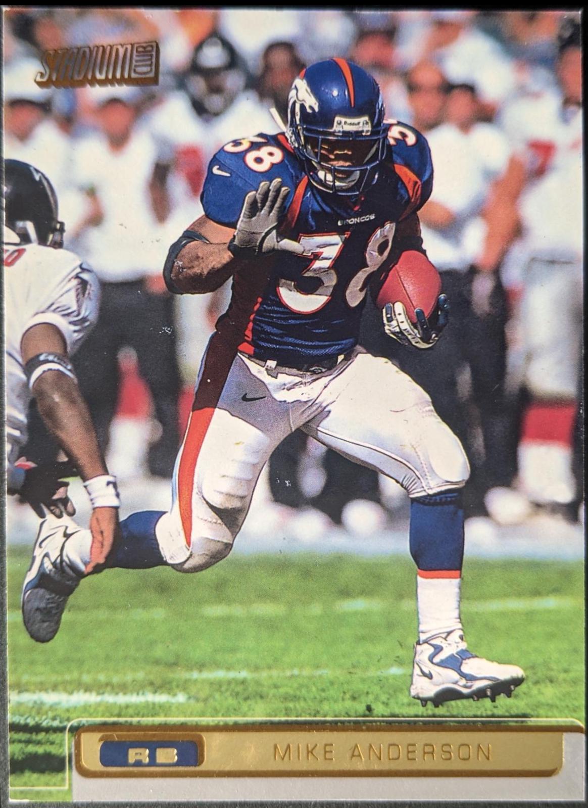 Mike Anderson #63 Football Cards 2001 Stadium Club