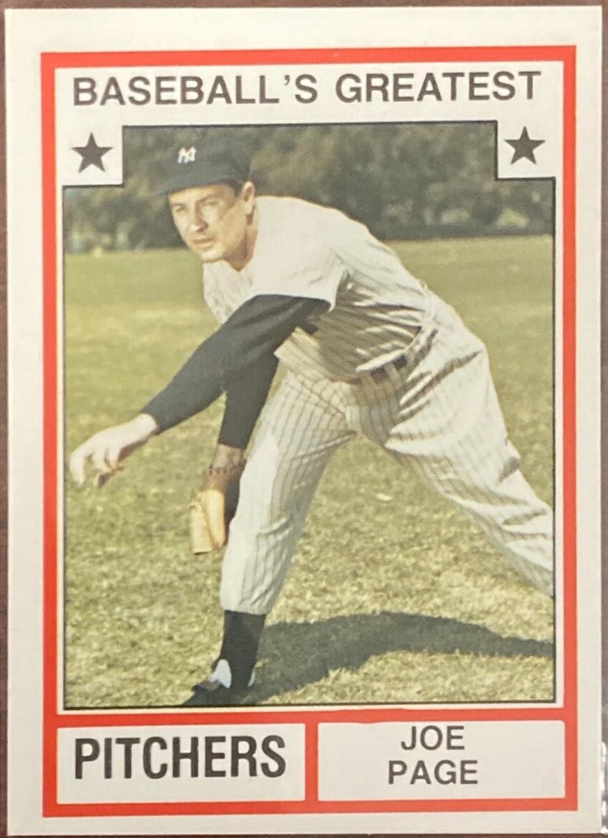 Joe Page #4 Baseball Cards 1982 TCMA Greatest Pitchers