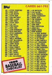 Checklist 661-792