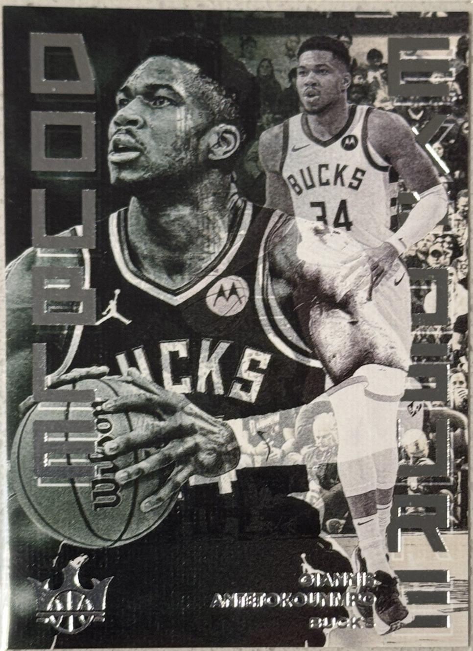 Giannis Antetokounmpo #7 Basketball Cards 2024 Panini Court Kings Double Exposure