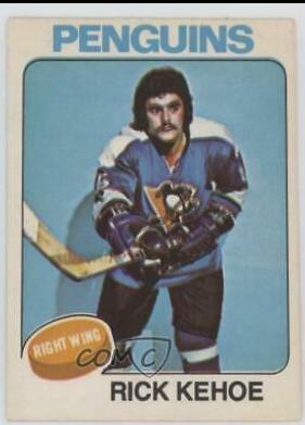 Rick Kehoe #39 Hockey Cards 1975 O-Pee-Chee
