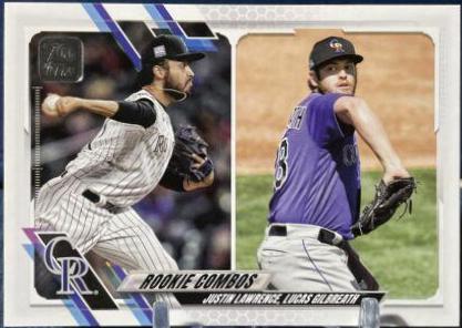 Lucas Gilbreath, Justin Lawrence #US141 Baseball Cards 2021 Topps Update