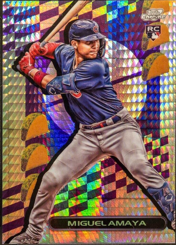 Miguel Amaya #TF-250 Baseball Cards 2023 Topps Cosmic Chrome TacoFractor