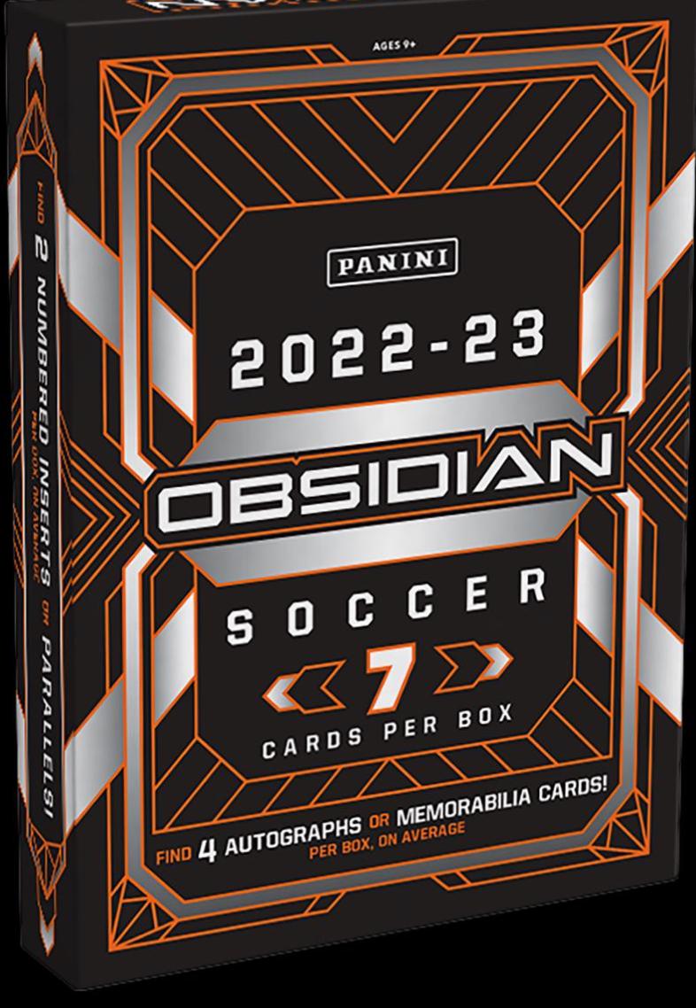 Hobby Box Soccer Cards 2022 Panini Obsidian