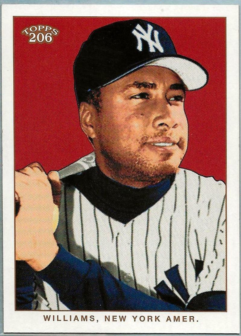 Bernie Williams #79 Baseball Cards 2002 Topps 206