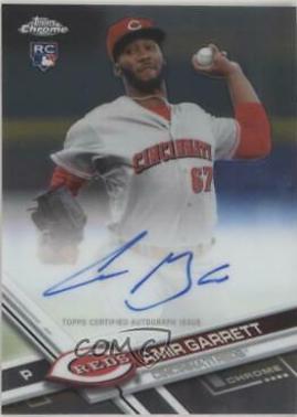 Amir Garrett #RA-AG Baseball Cards 2017 Topps Chrome Rookie Autographs